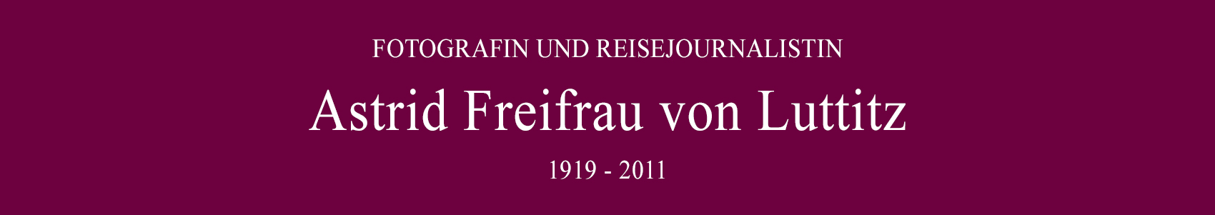 Astrid von Luttitz