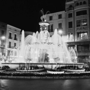Astrid von Luttitz - Spanien - Brunnen in Málaga 1969